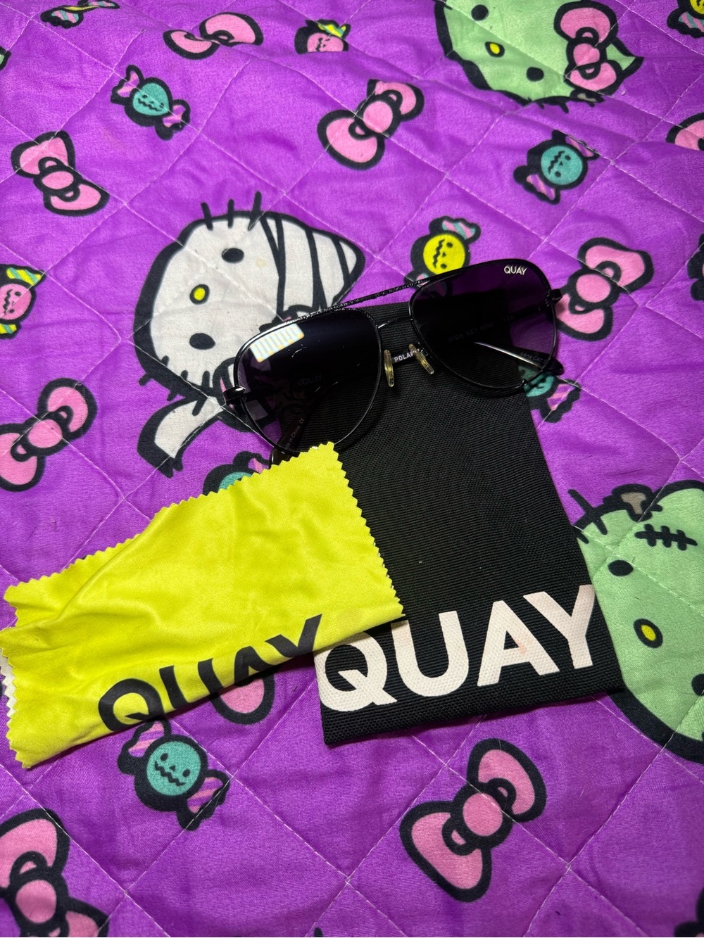 Quay High Key Mini Aviators Polarized
